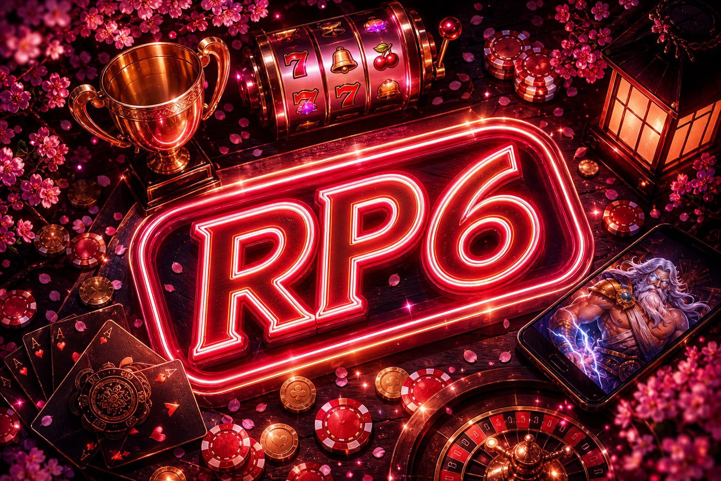 Menu hadiah pendaftaran dan voucher eksklusif pendaftar pertama di RP6
